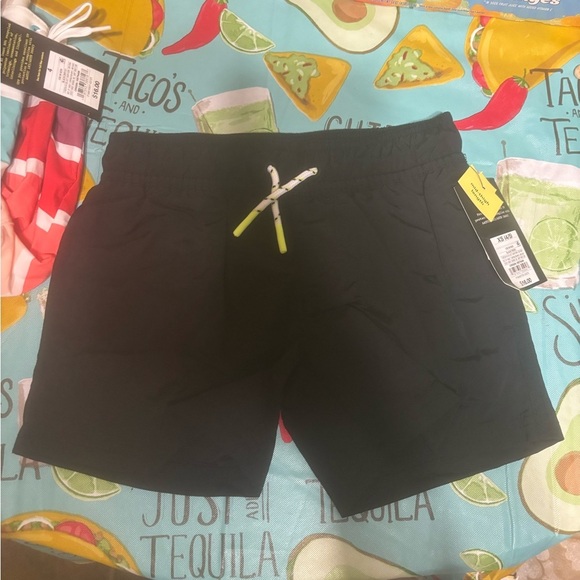 art class Black Swim Trunks with Neon Accents - Picture 1 of 5